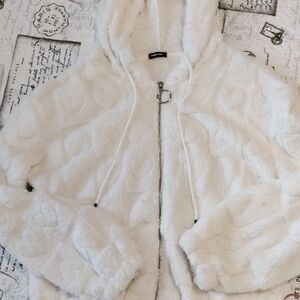 Elegant White Teddy Jacket